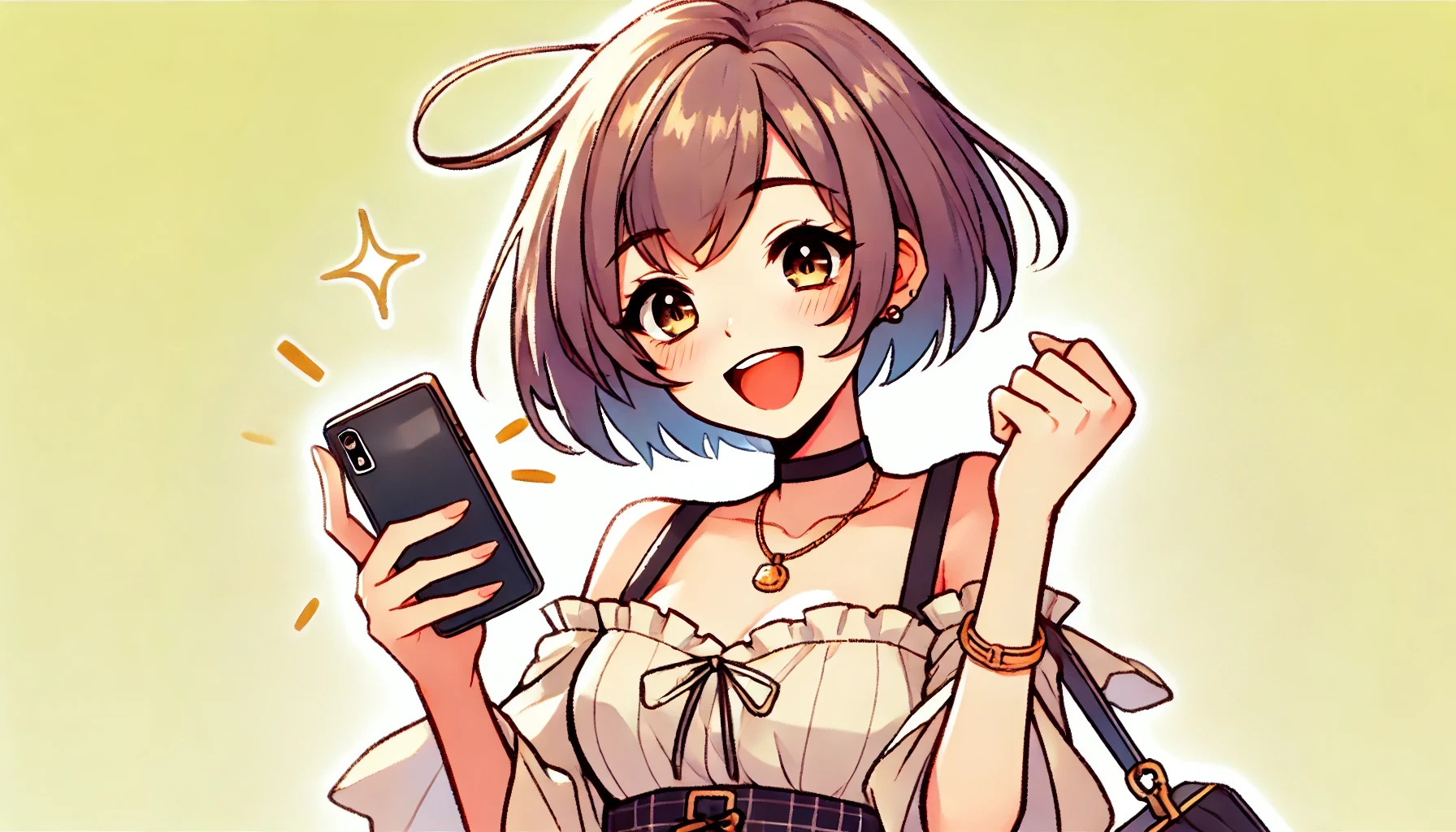 メールレディをしている女性