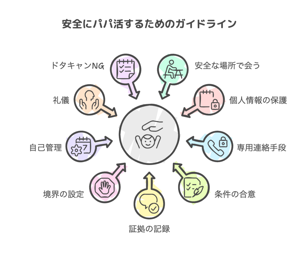 安全にパパ活するためのガイドライン